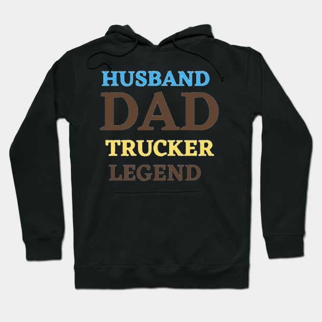 Trucker dad Hoodie by sheelashop